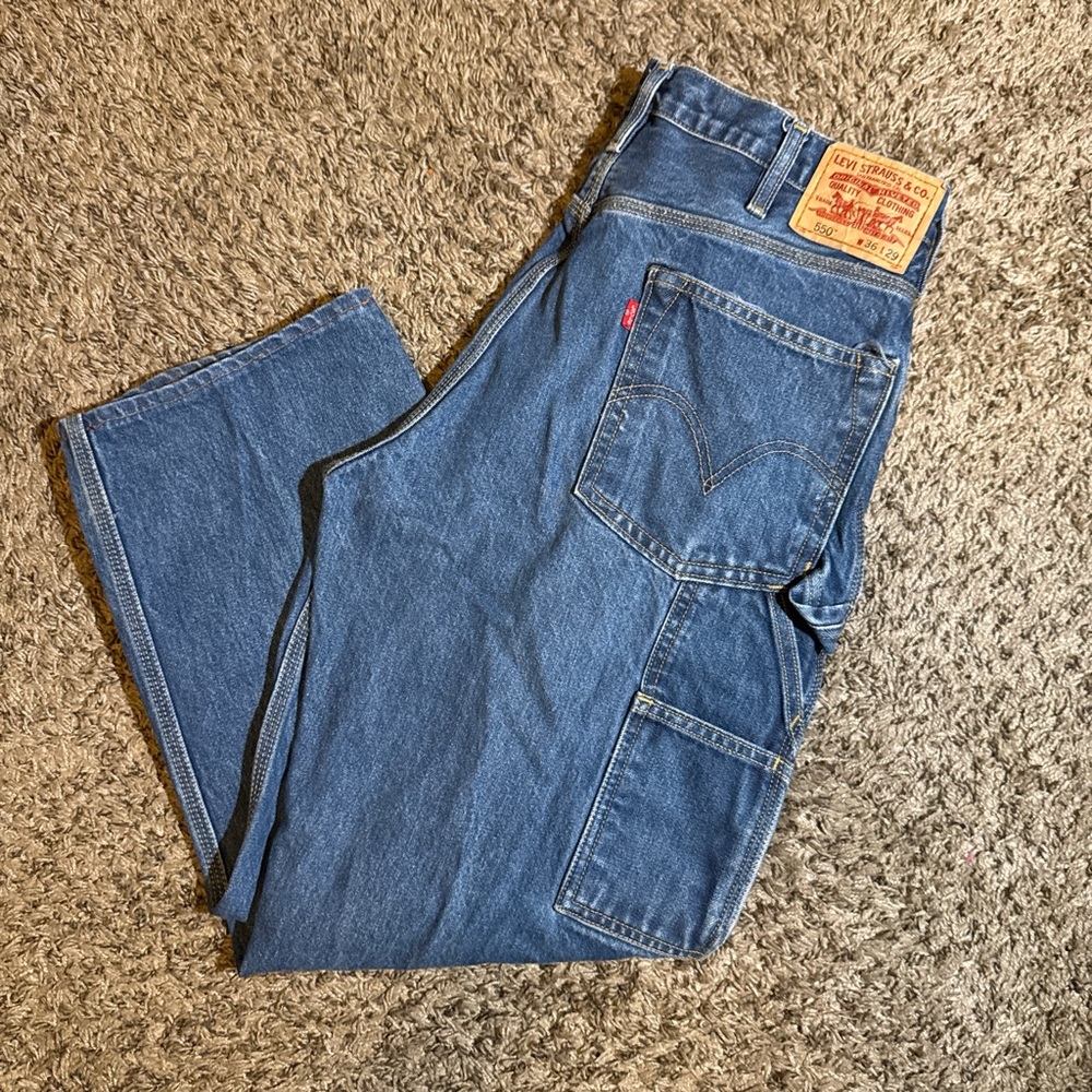 36x29 Vintage Early 2000s Levi’s 550 Carpenter Jeans